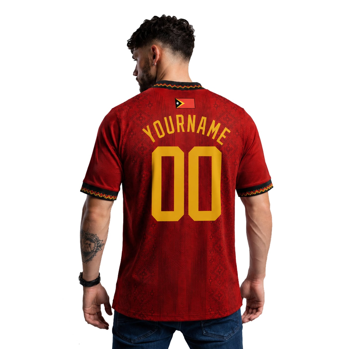 Timor-Leste Custom Soccer Jersey - Image 3