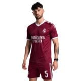 #5 Jude Bellingham Burgundy and White Soccer Jersey