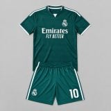 #10 Kylian Mbappé Green and White Youth  Soccer Jersey