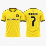 #7 Cristiano Ronaldo Al Nassr Yellow & Navy Soccer Jersey