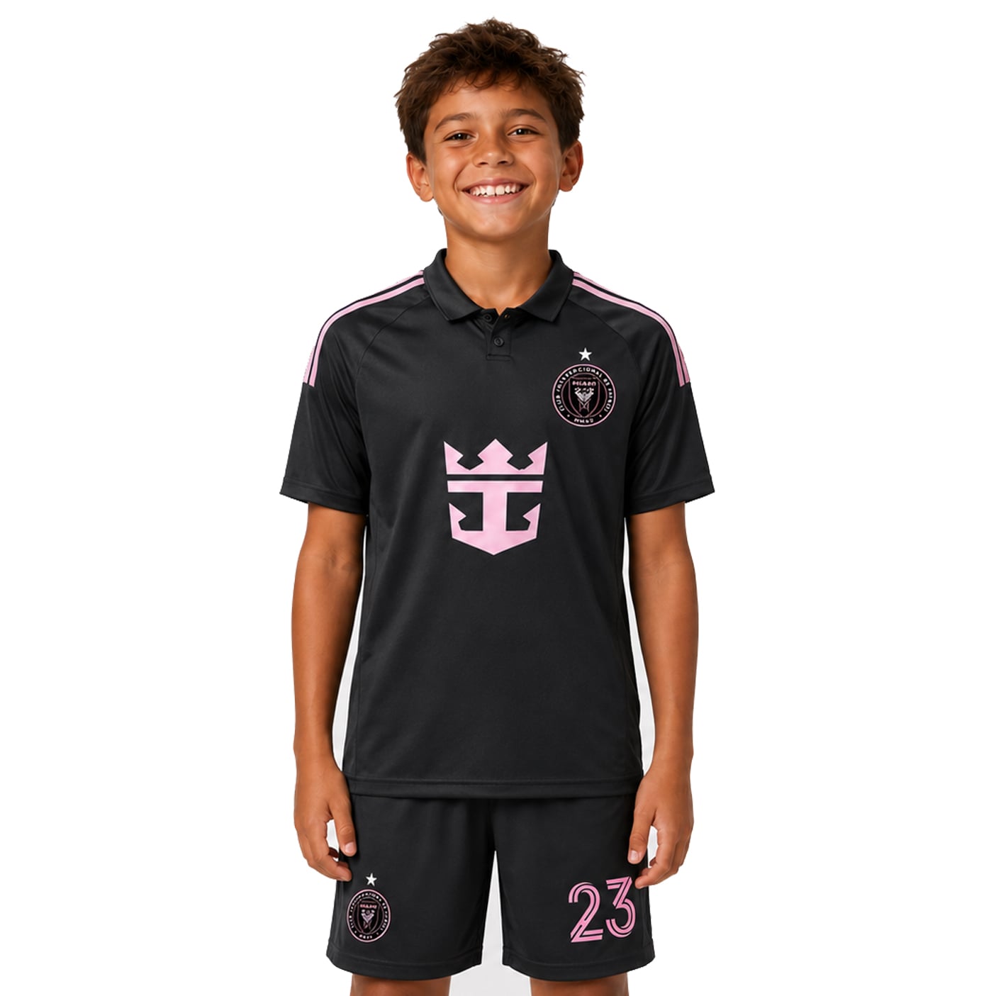 #23 David Beckham Inter Miami Youth Soccer Jersey - Image 2