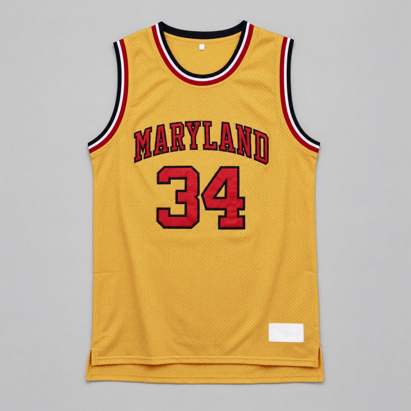 【funny mouse】バスケットボール ユニフォーム Len Bias Maryland Jersey #34 College Basketball | 99Jersey