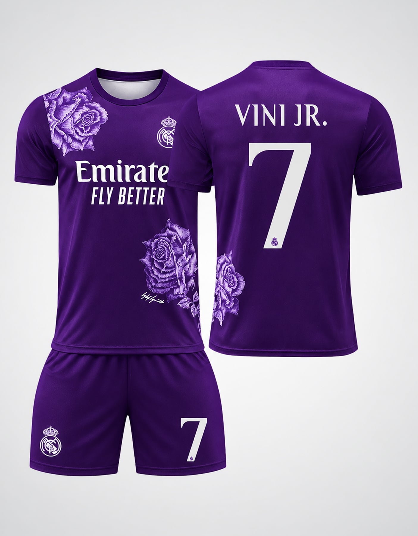 #7 Vinícius Júnior Rose Edition Soccer Jersey