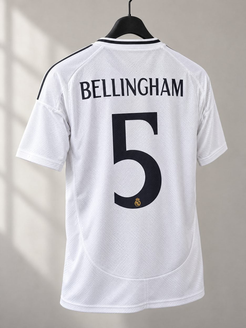 Jude Bellingham Real Madrid Jersey, #5 Home Kit | 99Jersey